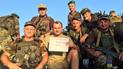 Зозуля з українськими воїнами в зоні проведення АТО.