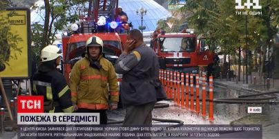 Новини України: неподалік Майдану Незалежності горів дах 5-поверхівки