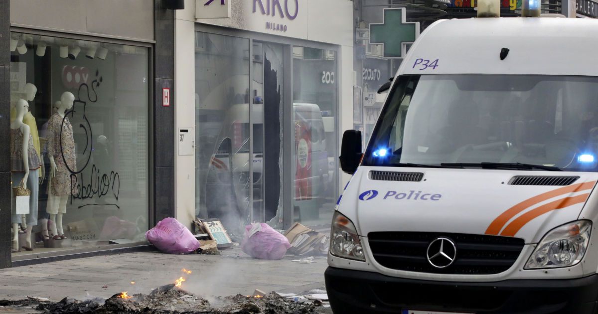 сутички у брюсселі_4 / © Associated Press
