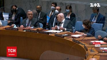 Поки в Україні вже лунали вибухи, на засіданні Радбезу ООН ще говорили про деескалацію
