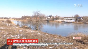 5-летние мальчики и девочка утонули в пруду в Запорожской области