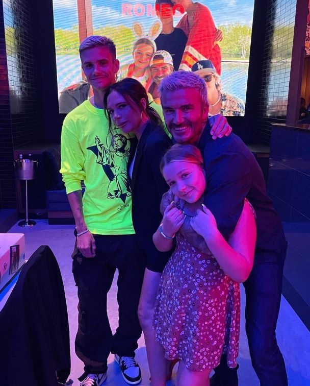семья Бекхэмов / © instagram.com/romeobeckham