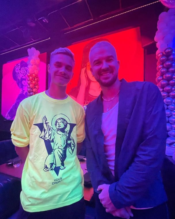 Дэвид Бекхэм с сыном / © instagram.com/romeobeckham