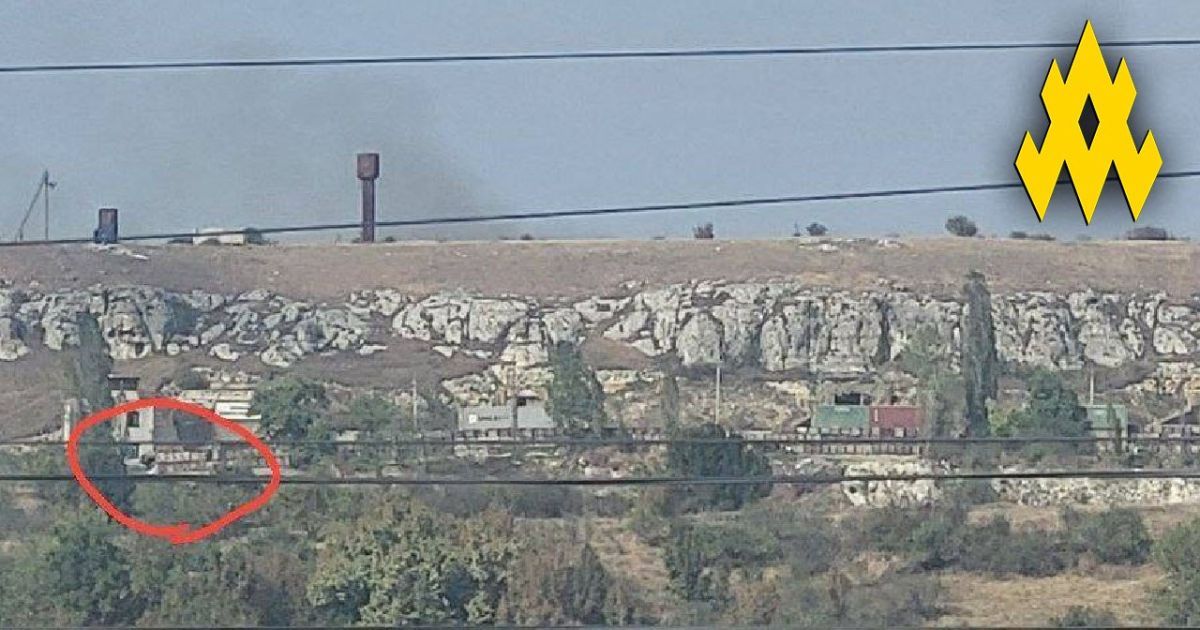 Тайный военный состав РФ возле Симферополя