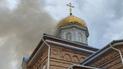 От обстрела россиян в Никопольщине загорелась церковь