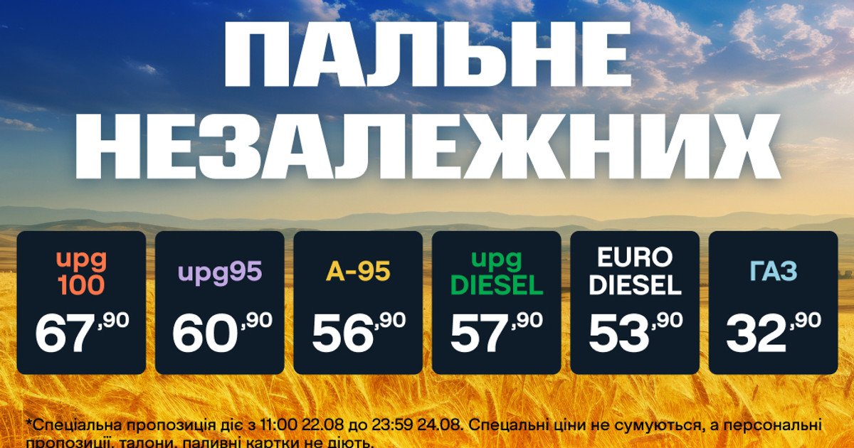 «Пальне незалежних»: святкові ціни від UPG