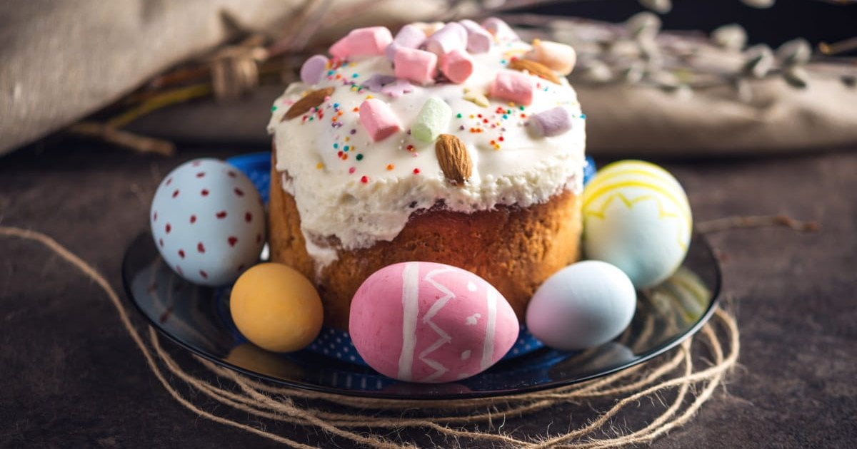 Паска на литре молока