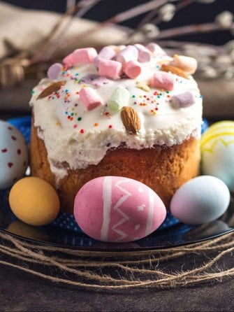 Паска на литре молока