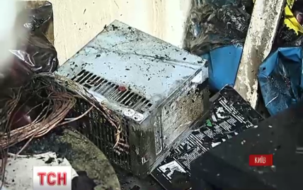В пожаре на столичном радиорынке сгорело электроники на 3 миллиона гривен