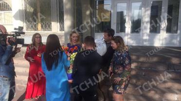 Ступка забрав кохану з донькою з пологового / © ТСН.ua