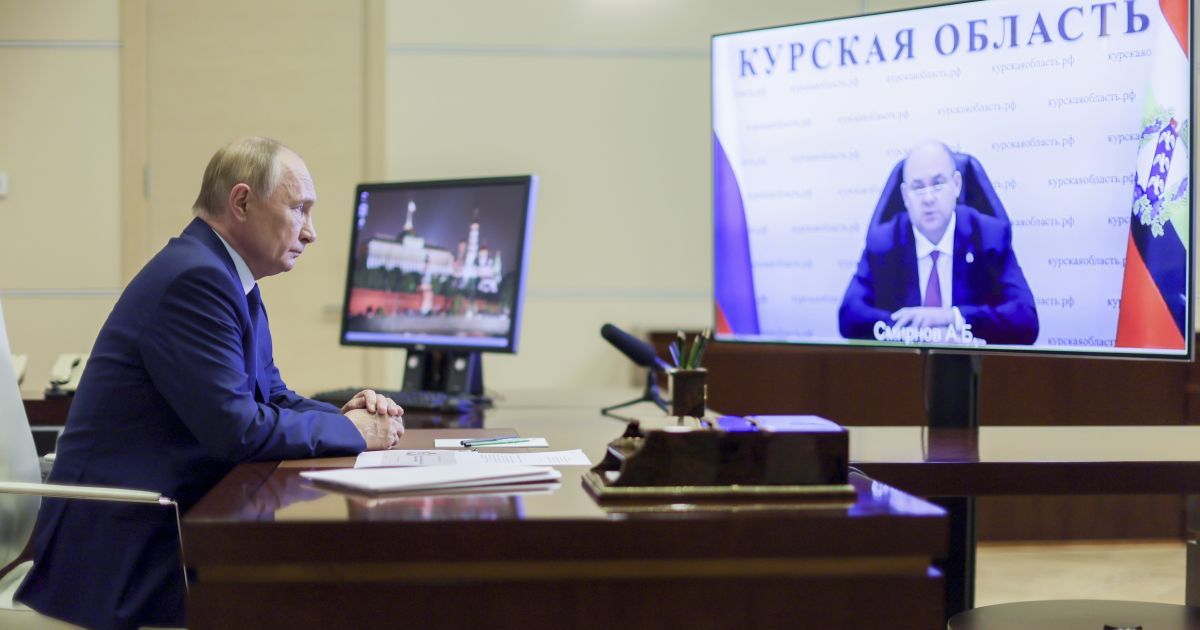 Президент РФ Володимир Путін провів розмову з т.в.о. губернатора Курської області