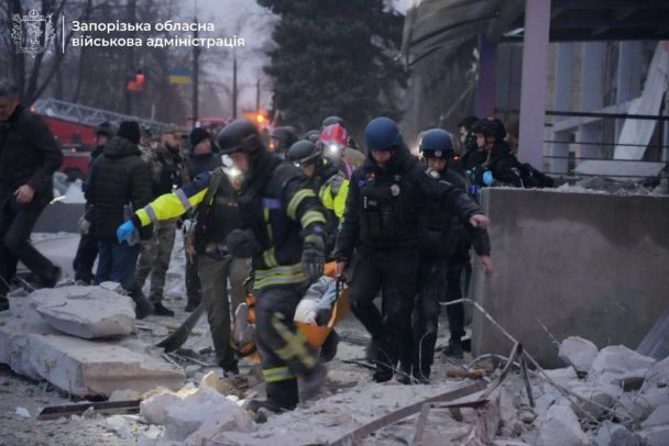 Наслідки удари по Запоріжжю 10 грудня