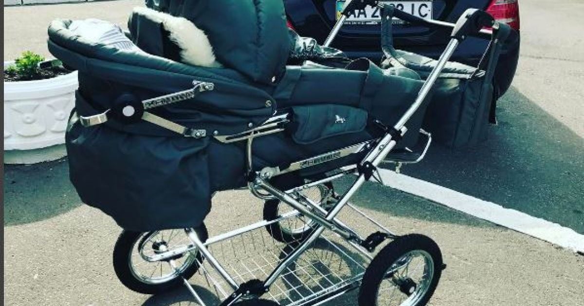 Візочок для доньки Ступки та Логунової / © instagram.com/stupka777