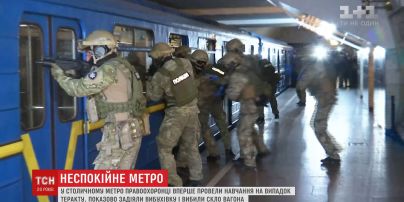 На случай теракта в столичном метро правоохранители провели ночные тренировки