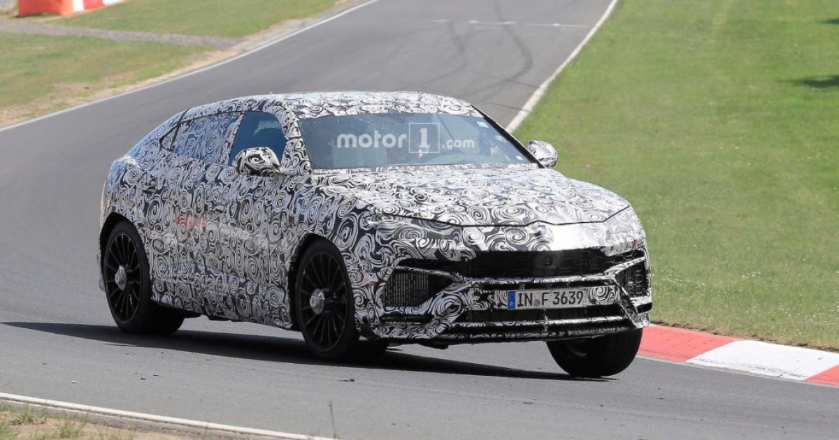 В Сети появилось шпионское видео кроссовера Lamborghini Urus