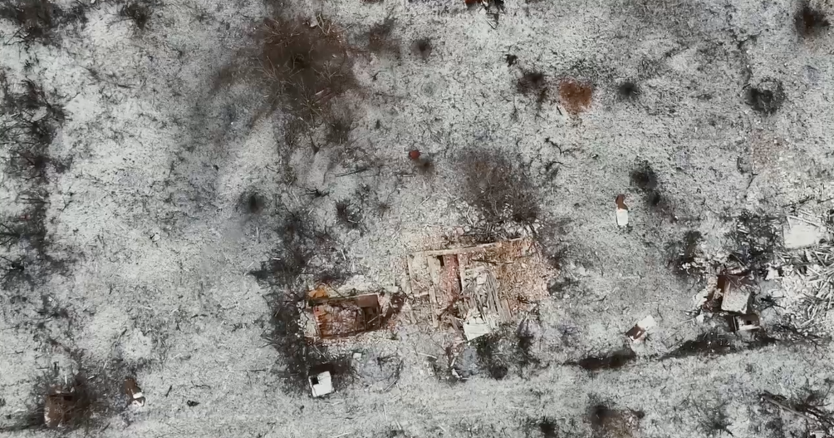 Позиції РФ під Бахмутом, які ЗСУ атакували дронами / Фото: скриншот