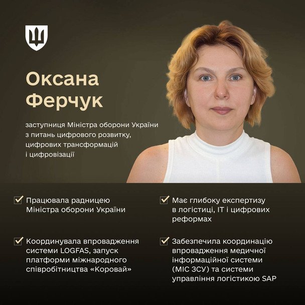 Оксана Ферчук / © Telegram/Денис Шмигаль