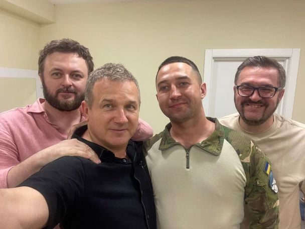 Дидзе, Пономарев и Горбунов с Романом Грибовым / © instagram.com/ponomaryovoleksandr