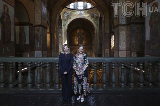 Олена Зеленська та герцогиня Единбурзька Софі / © Associated Press