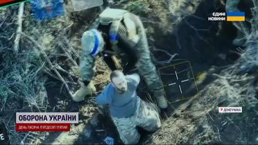 Эксклюзив! Аэроразведчики захватили оккупанта! ТСН засняла бой 65-й бригады