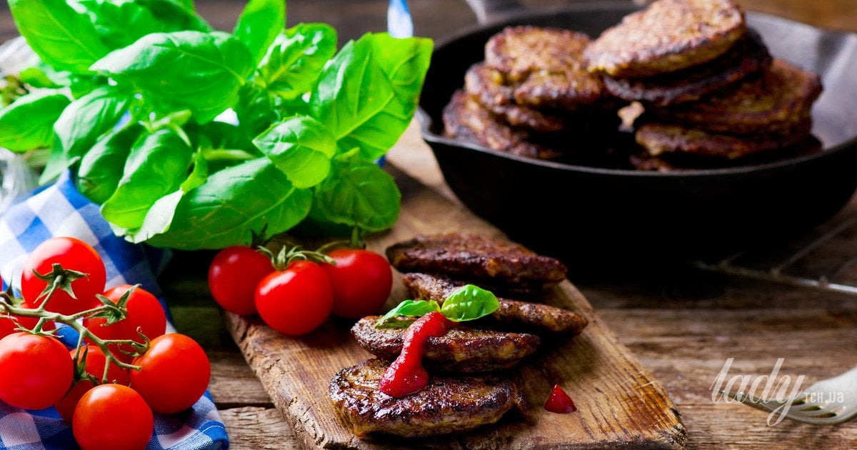 Рублені котлетки з печінки