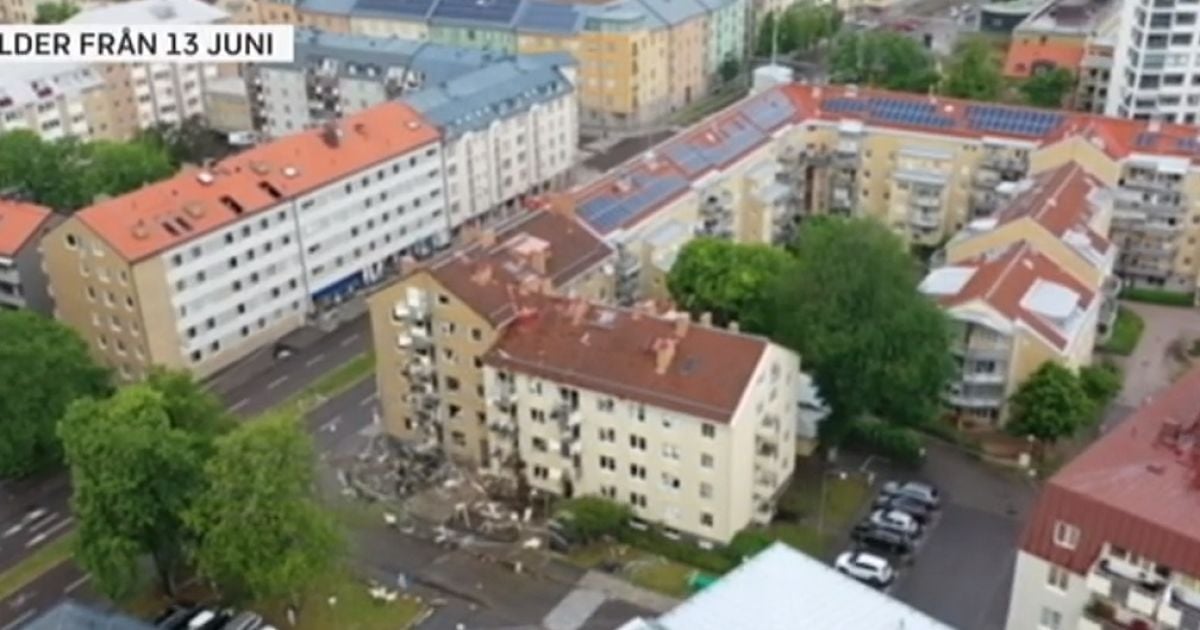 В Швеции мощный взрыв разрушил склад полиции