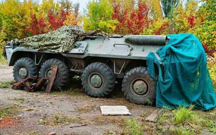 На Черниговщине обнаружили скрытую бронированную технику и патроны (фото)