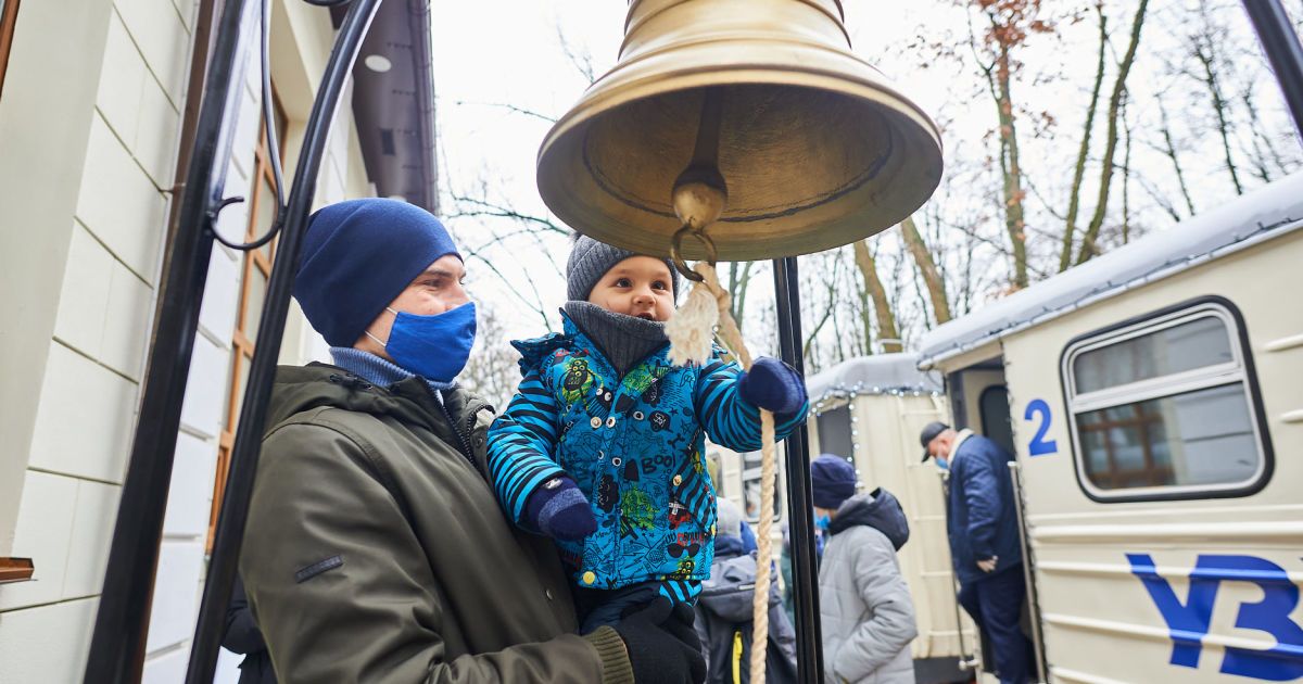 Дитяча залізниця запустила Полярний експрес_2 / © Укрзалізниця