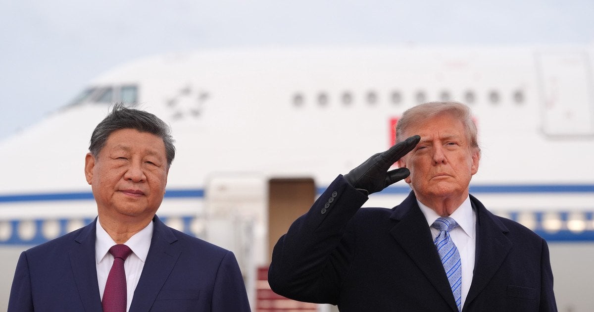 Голова Китаю Сі Цзіньпін та президент США Дональд Трамп