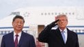 Голова Китаю Сі Цзіньпін та президент США Дональд Трамп