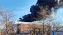 Пожар на судостроительном заводе в Петрозаводске