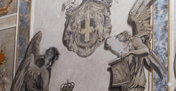 Обличчя ангела, схоже на Джорджу Мелоні, зафарбували / © скриншот