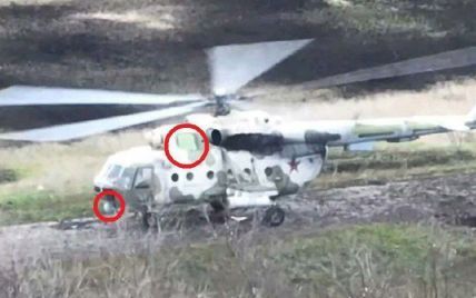"Пішли вже підгони від Лукашенка": під Бахмутом ЗСУ збили вертоліт "вагнерівців" із бортовими номерами Білорусі (відео)