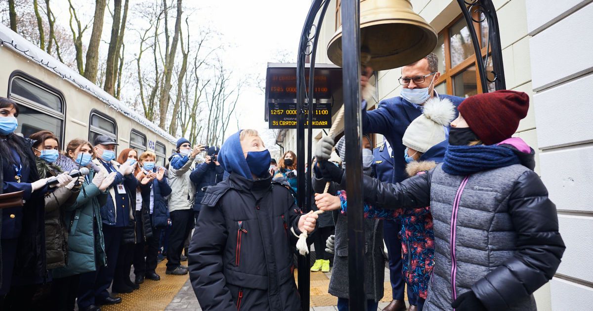 Дитяча залізниця запустила Полярний експрес_6 / © Укрзалізниця