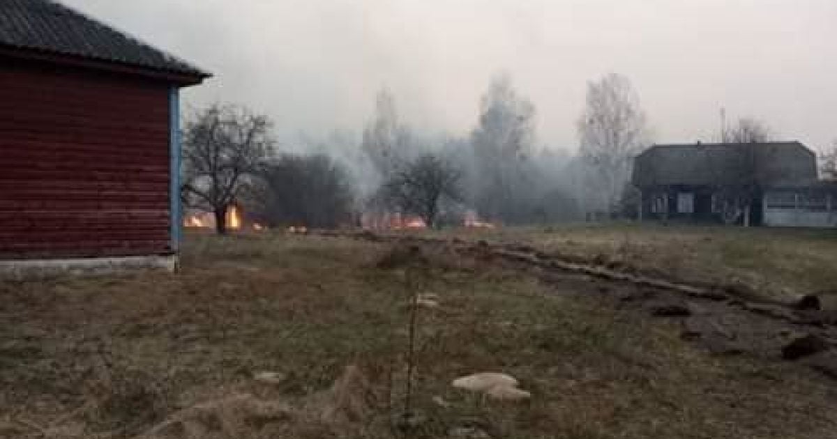згорілі села в Житомирській області_10 / © facebook.com/Олексій Кравчук