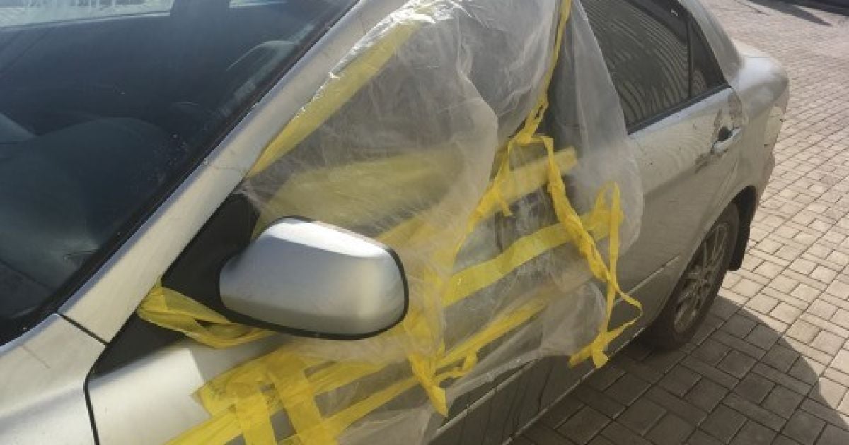 Парасюк о побитой машине Дзиндзи: может, его так задерживала полиция?