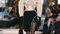 Кристи Пономарь во время показа Schiaparelli весна-лето 2022