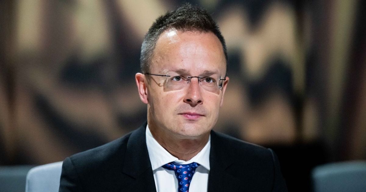 Очільник МЗС Угорщини Петер Сіярто / Фото з фейсбука