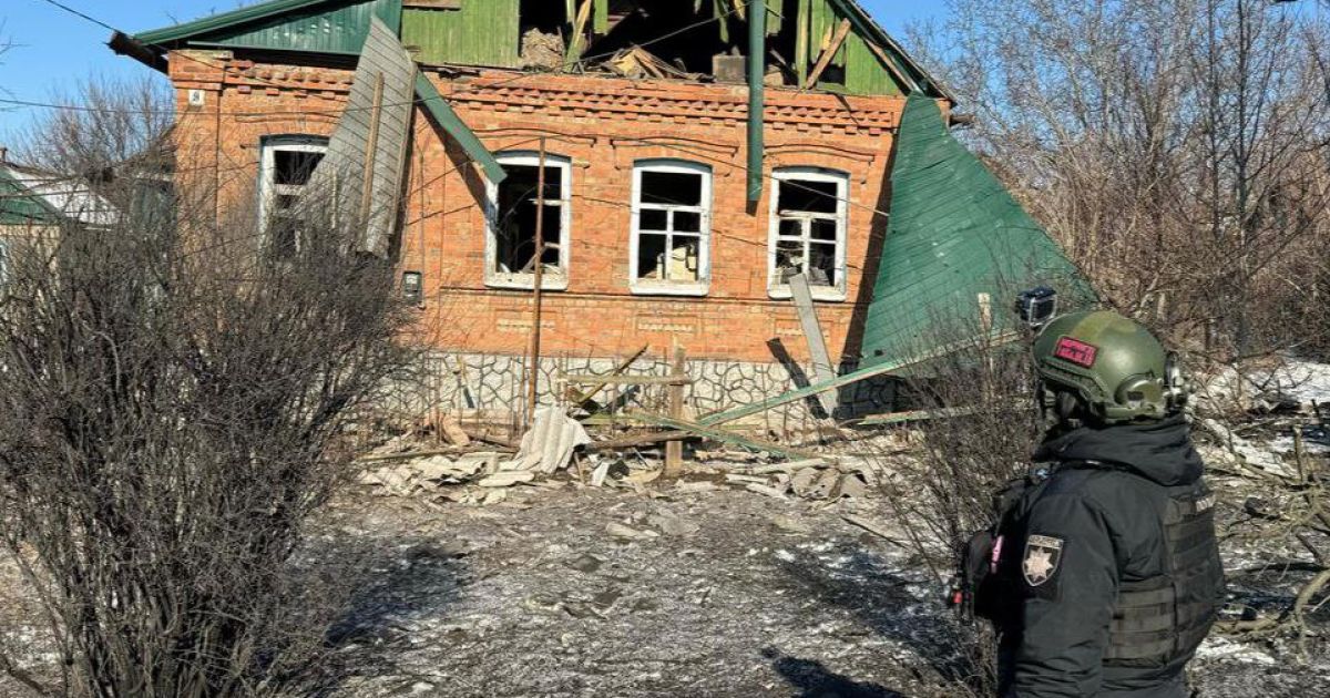 Последствия удара РФ по Константиновке 19 февраля