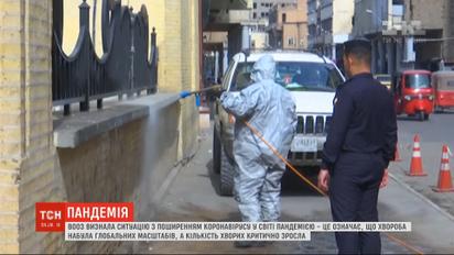 Пандемія коронавірусу: зафіксовано 126 тисяч інфікованих