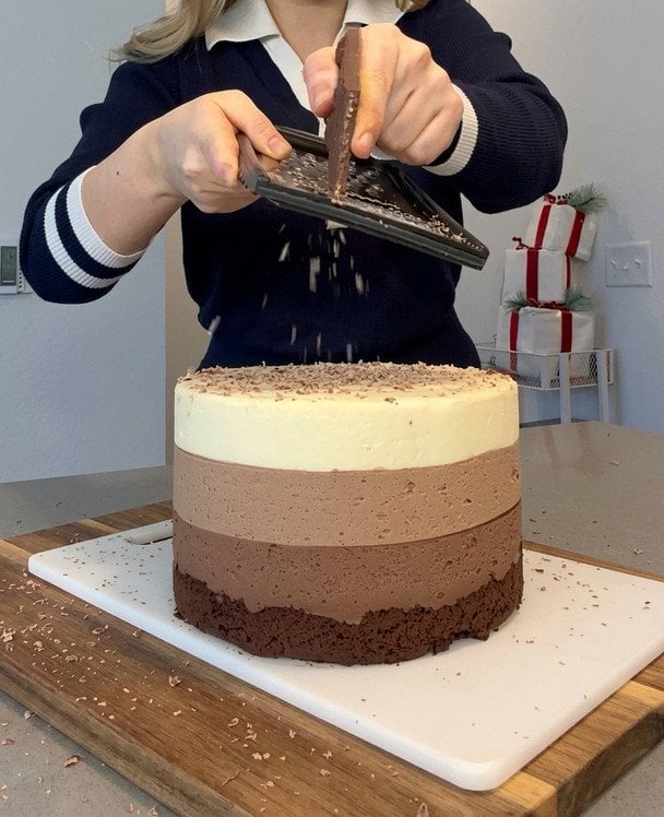 Торт «Три шоколади» tiktok.com/@stohantsevayuliia