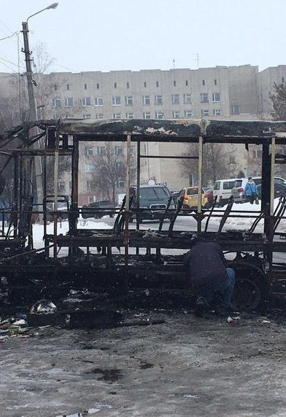 пожежа маршрутка суми_1 / © ВКонтакте/Сумы - лучший город в мире!