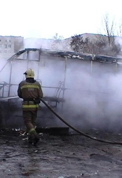пожежа маршрутка суми / © Управление ГСЧС в Сумской области