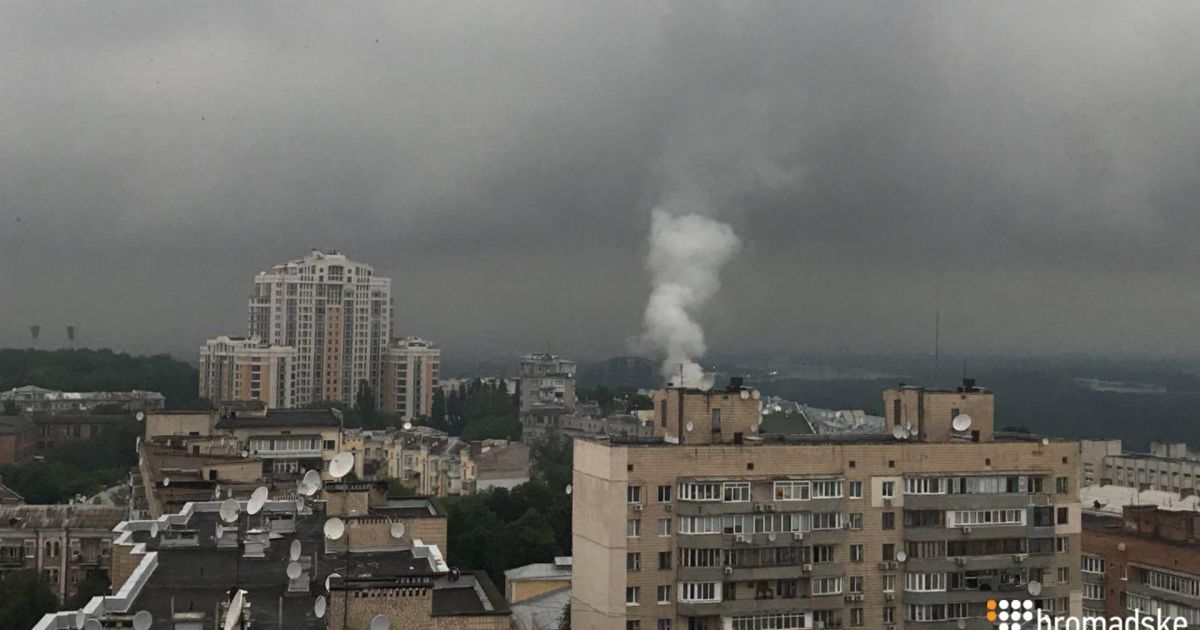 У центрі Києва сталася пожежа