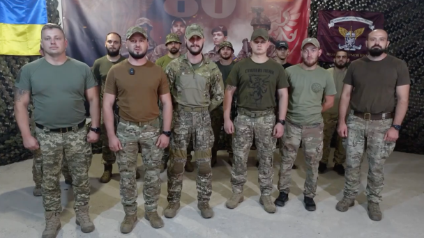 Командири батальйонів і дивізіонів 80-ї окремої десантно-штурмової Галицької бригади ДШВ / Скриншот з відеозвернення