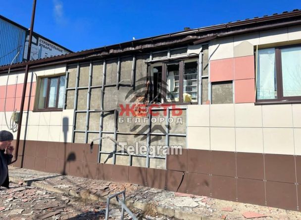 Наслідки атаки дронами по Бєлгороду 12 березня / Фото: російські телеграм-канали