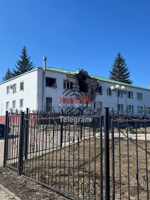 Наслідки атаки дронами по Бєлгороду 12 березня / Фото: російські телеграм-канали