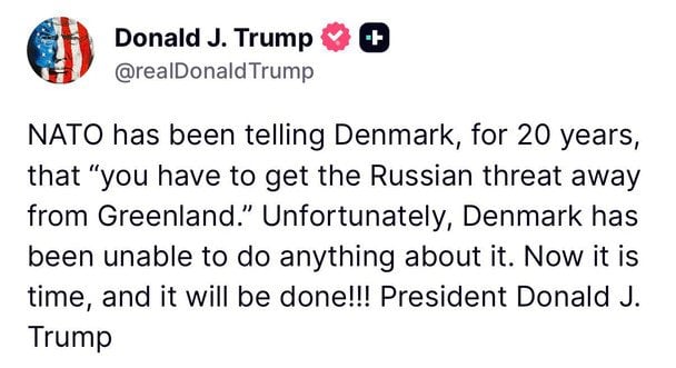 Допис Дональда Трампа / © truthsocial.com