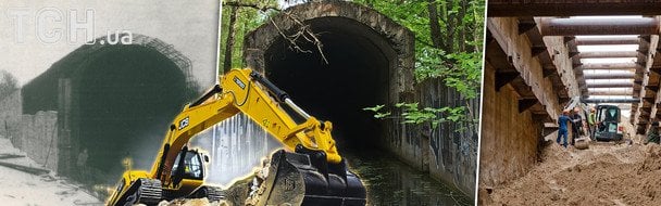 Підходи до «сталінського метро» під Дніпром на Жуковому острові