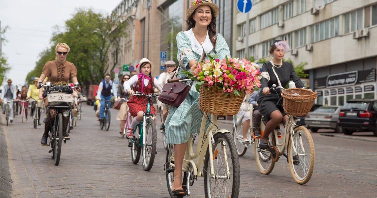 Велопарад "Ретро круїз" у Києві_6 / © УНІАН